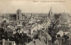 Dreux CPA die Ansicht vertreten von der Wolbung St Louis