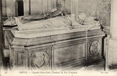Dreux CPA Chapelle Saint Louis Tombeau du duc d'Aumale