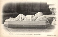 Dreux CPa Chapelle SAont Louis tombeau de Mlle de Montpensier