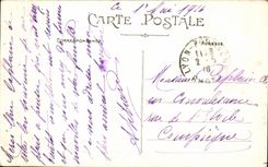 Lyon CPa Panoramic View taken of Fourviere