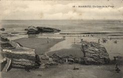 Biarritz CPA Un coin de la plage