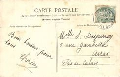 Interior Luxeuil les Bains CPA of the casino