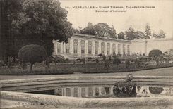 Versailles CPA Grand trianon Facade interieure Escalier d'honneur