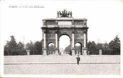 Paris CPA L'arc des Tuileries