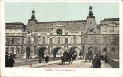 Paris CPA Pont du carrousel