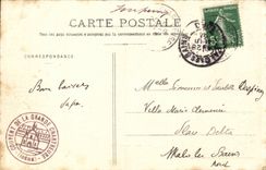 Grosser Chartreuse CPA gesehener Innenraum des Klosters das courd der Ehre