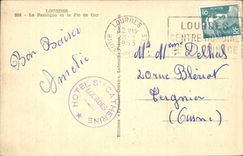 Paris CPA the basilica and the peak of Jer