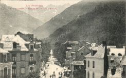 Luchon CPA Entering of the alley of Etigny