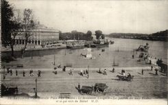 Bayonne CPa the new place the theater the Lavignerie monument the junction of the two rivers and what remains tiny room