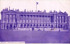 Paris CPA Ministere de la marine