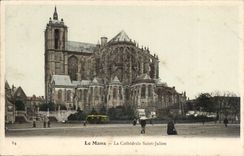 Mans CPA the cathedral Saint Julien
