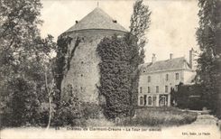 CPA Castle of Clermont Creans the tower