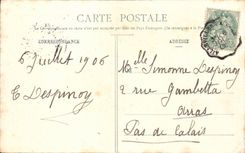 Luxeuil les Bains CPA house of the Jouffroy cardinal