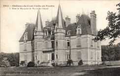 CPA Chateau du Coat Caric en Plestin a Mme la marquise de Bizen du Lezard