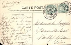 Biarritz CPA Le rocher de la vierge et le Semaphore