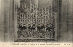 Cathedral of Amiens cPA the old one and the new Will