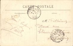 Angers CPA View towards the bridge of the Low chain and the castle