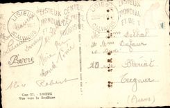 Lisieux CPA gesehen in Richtung zur Basilika