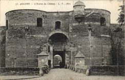 Angers CPA Entering of the castle