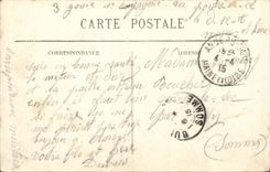 Angers CPA Entering of the castle