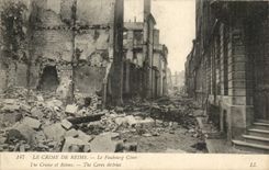 The crime of Reims CPA the Ceres suburb