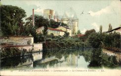 environs d'Angouleme CPA Le chateau et la Tardoire