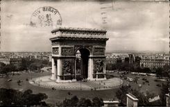 Paris CPA the place of Etoile