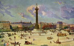 Paris CPA Places Bastille