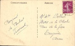 Island of Brehet - Rocks of the Nozzle Per year Nouan CPA