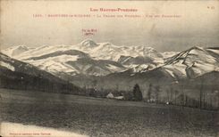 Bagneres de Bigorre - the Chain of the Pyrenees - Sight of Palomieres CPA
