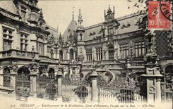 Fecamp CPA Benedictine Front der Museum Front auf dem Strasse Hauptleitungshof