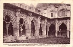 Soissons CPA Old abbey of Saint Jean of the Vines