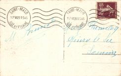 Saint SErvan CPA La tour Solidor (bateaux)