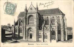 Rennes CPA Eglise saint Aubin