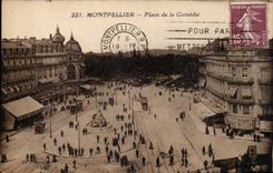 Montpellier CPA Place de la Comedie