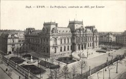 Lyon CPA Prefecture built in 1885 by Louvier