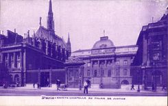 Paris CPA Sainte Chapelle au palais de justice