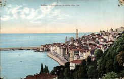 Menton CPA the port and the old city