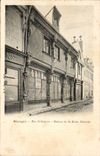Strasse S tSulpice Haus Bourges-CPA der weissen Konigin