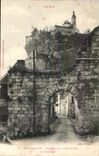 Rocamadour CPA Entree de la grand rue Le cahetau