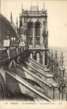 Amiens CPA the cathedral the large tower