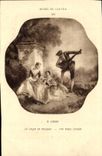 Paris 1 - Musee du Louvre - La Lecon de Musique - The Music Lesson - CPA 