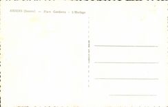 Amiens - Place gambetta - the Clock - CPA