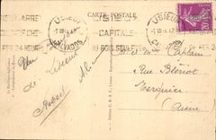 CPA Basilika Lisieux der Standardlampe des Quadrats