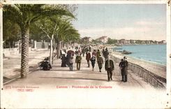 Cannes - Walk of the Small cross - CPA