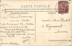 Cannes - Walk of the Small cross - CPA