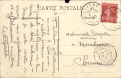 Camp of Soissons - Allee Central of the Tents - militaria - hole - CPA