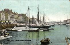 Le Havre - Basin of Trade - fold - CPA