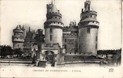 Castle of Pierrefonds - Entrance - CPA
