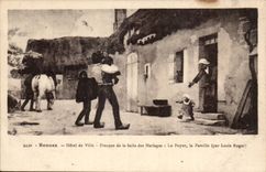 Rennes - Hotel de Ville - Presques de la salle des Mariages - Le Foyer la famille - CPA 